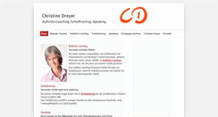 Desktop Screenshot of christine-dreyer.de